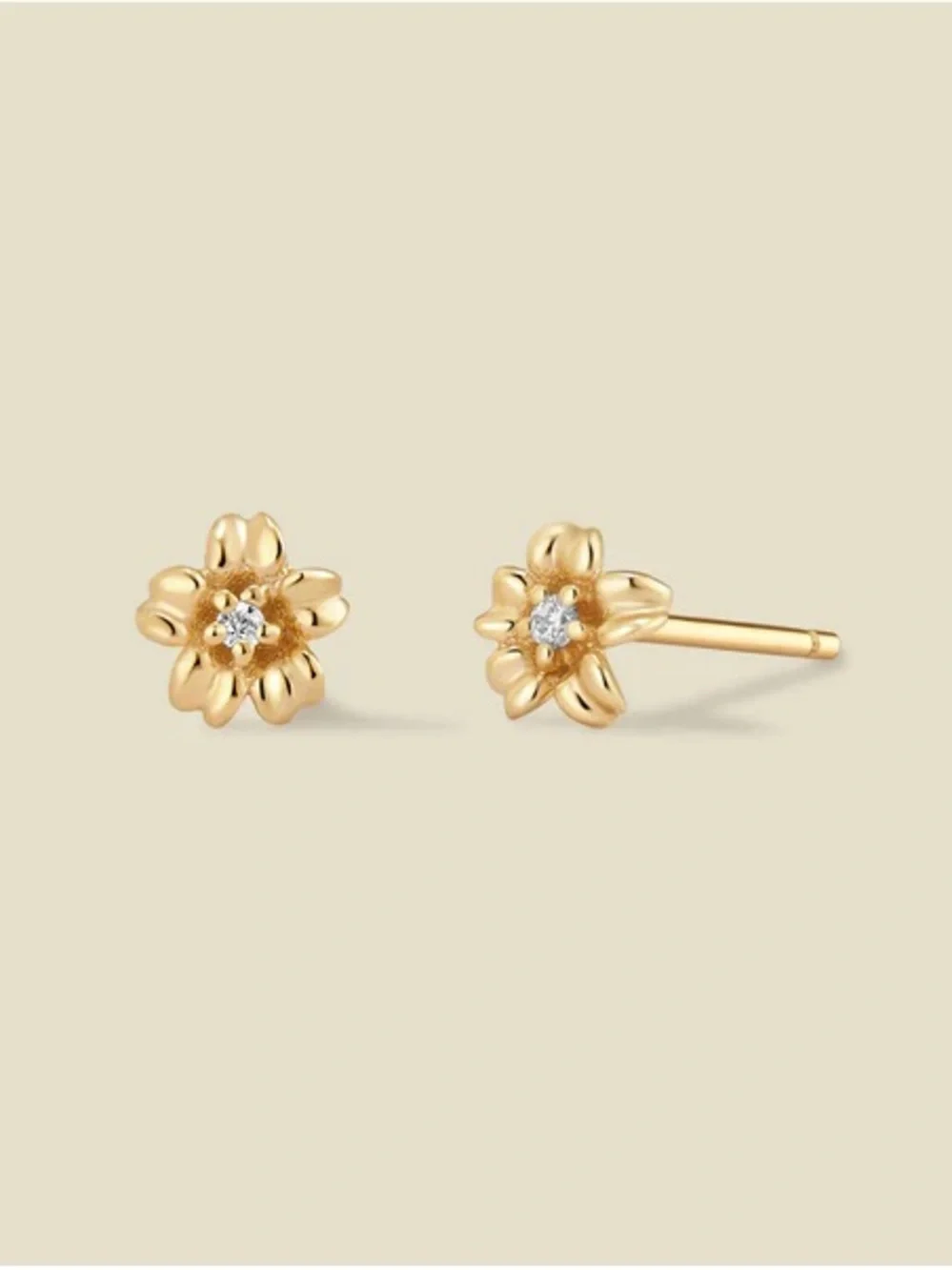 Made by Mary Cherry Blossom Stud Earrings Brand New